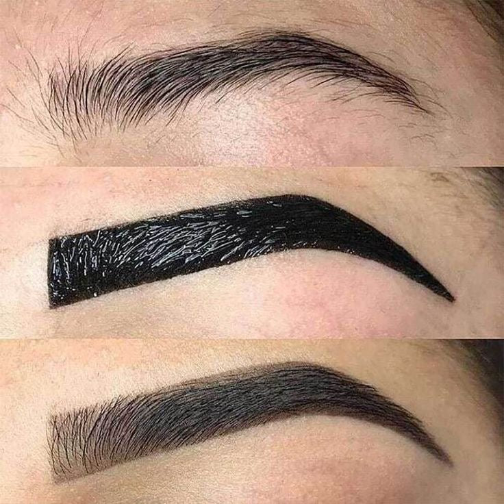 Customer brows after using Browme eyebrow tint